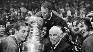 Jean Béliveau, Henri Richard et Clarence Campbell